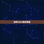 射手2023错失真爱，射手座座2023 桃花运
