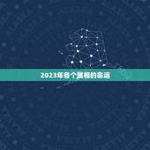 2023年各个属相的命运，2023年属牛是什么命