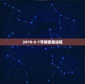 2019-5-7号猪属相运程，71年生2019年猪的运程