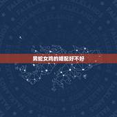 男蛇女鸡的婚配好不好，属蛇男和属相配么