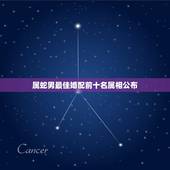 属蛇男最佳婚配前十名属相公布，蛇和什么生肖最配？属蛇的属相婚配表大全