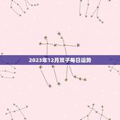 2023年12月双子每日运势