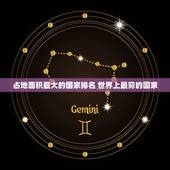 占地面积最大的国家排名 世界上最穷的国家