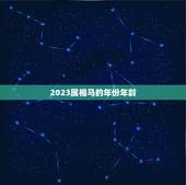 2023属相马的年份年龄，42年属马的2023年多大岁数？