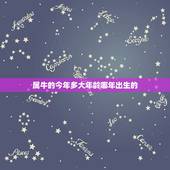 属牛的今年多大年龄哪年出生的，属牛是哪一年出生的？