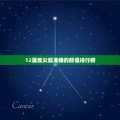 12星座女超准确的颜值排行榜，真正高冷的星座