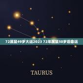 72属鼠49岁大运2023 72年属鼠50岁后命运