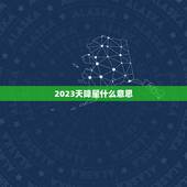 2023天降星什么意思