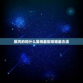 属鸡的和什么属相最配婚姻最合适，属鸡的和什么属相最配婚姻最合适