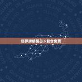 塔罗牌感情占卜复合免费，塔罗牌测试他想见我吗