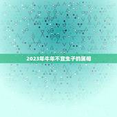 2023年牛年不宜生子的属相，2023年属牛农历一月出生好吗