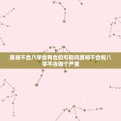 属相不合八字会有合的可能吗属相不合和八字不合哪个严重