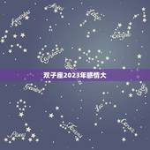 双子座2023年感情大，双子座2023的劫数