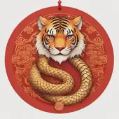 2025蛇年属虎人佩戴什么，属虎人蛇年犯太岁怎么化解呢