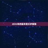 2032年的鼠年害太岁属相，今年那些属相婚姻犯太岁？请给详解。