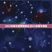 2023年属牛感情婚姻运 2023年属牛姻缘