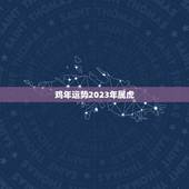 鸡年运势2023年属虎