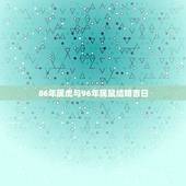 86年属虎与96年属鼠结婚吉日(如何选择结婚日)