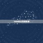 1988年女龙婚配表，88年属龙的和什么属相的比较配啊？