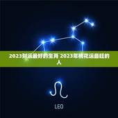 2023财运最好的生肖 2023年桃花运最旺的人
