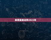 裴恩星座运势2023年