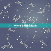 2023年水瓶座会发大财，2023年最不顺的星座