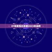 87年属兔白羊座2023年运势，87年属兔未来三年运势
