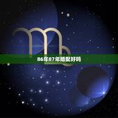 86年87年婚配好吗，86年老虎和87年属兔婚配如何