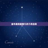 金牛座流星雨几月几号出现，12月29号流星雨