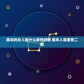 属羊的女人配什么属性好呢 属羊人命里带二婚