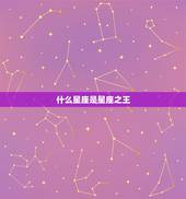 什么星座是星座之王，十二星座代表的王