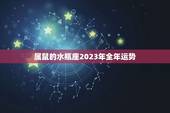属鼠的水瓶座2023年全年运势