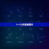 1一12月星座图片，十二星座图片动漫