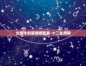 女属牛的属相婚配表-十二生肖网，配的属相，属牛女的属相婚配表，女属牛和