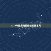 2023年最漂亮的微信头像古风，最好看的古风头像？