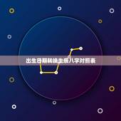 出生日期转换生辰八字对照表 女人一般几两命最好