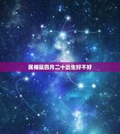 属相鼠四月二十出生好不好，属鼠的男农历2008年四月二十二生看命好不好