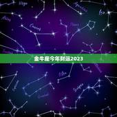 金牛座今年财运2023，金牛座2023年感情运势