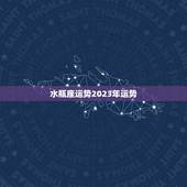 水瓶座运势2023年运势