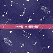 1979和1981能否婚配，我是1979年11月的羊和1981年8月的