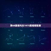 男68属相与女1975属相婚配表，68年猴男和75年兔女做夫妻配么？