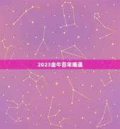 2023金牛百年难遇，金牛座2023年的全年运势