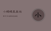 小蝎蝎星座运势今日运势(20240613)