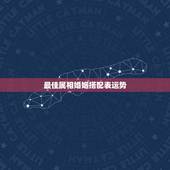 最佳属相婚姻搭配表运势，婚姻配对属相表