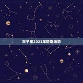 双子座2023年婚姻运势，双子座命中注定的夫妻
