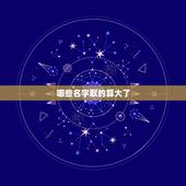 哪些名字取的算大了，起名字说字起大了是什么意思