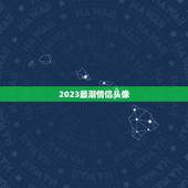 2023最潮情侣头像，谁有这种情侣头像的另一张