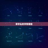 草字头的字有哪些，草字头的字有哪几个？