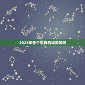 2023年各个生肖的运势如何，牛年运势2023年运势12生肖运势