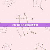 2023年十二星座运势查询，2023十二星座运势查询完整版